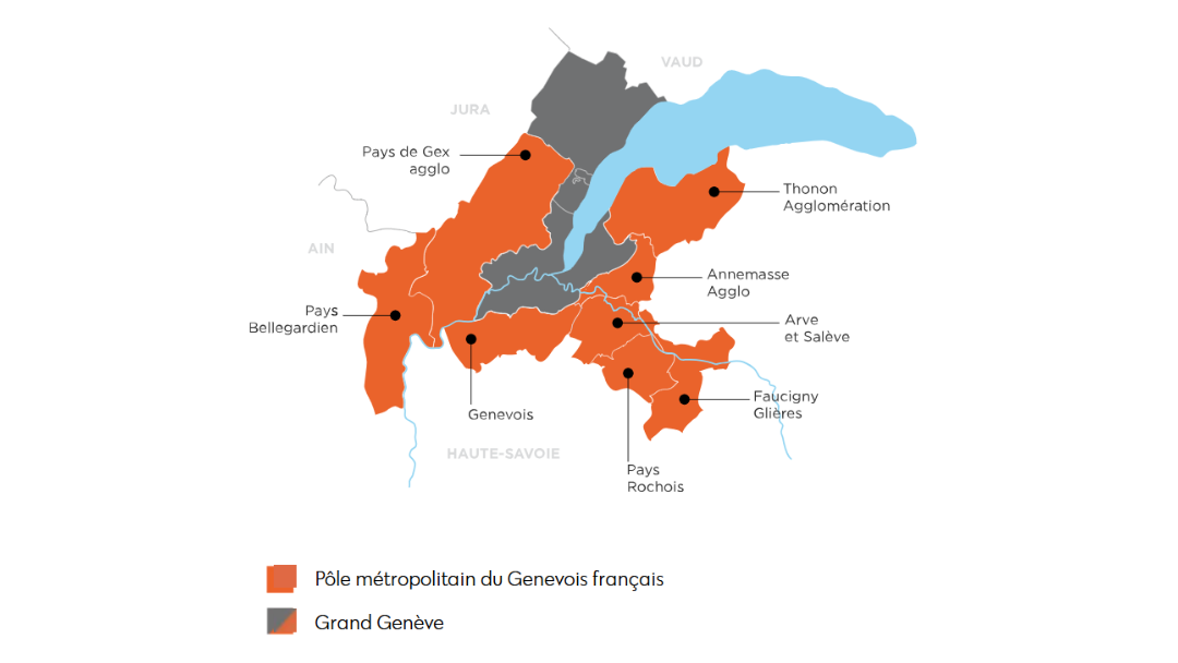 Carte de la coopération transfrontalière